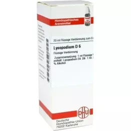 LYCOPODIUM D 6 Verdunning, 20 ml