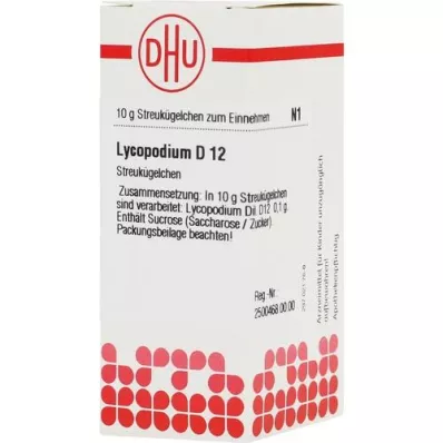 LYCOPODIUM D 12 bolletjes, 10 g LYCOPODIUM D 12 bolletjes, 10 g