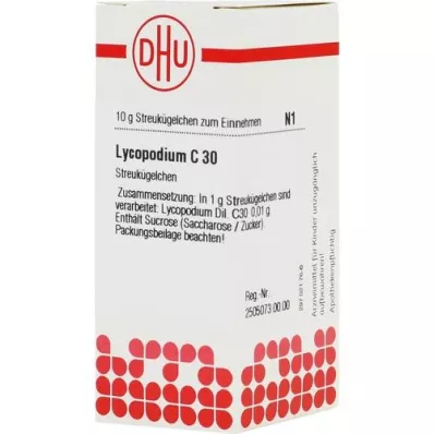 LYCOPODIUM C 30 bolletjes, 10 g LYCOPODIUM C 30 bolletjes, 10 g