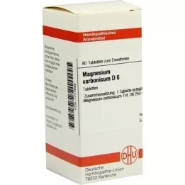 MAGNESIUM CARBONICUM D 6 tabletten, 80 st