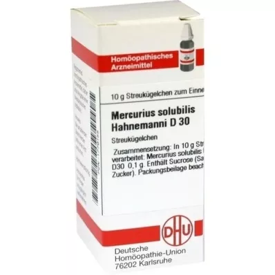 MERCURIUS SOLUBILIS Hahnemanni D 30 bolletjes, 10 g