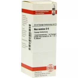 NUX VOMICA D 6 Verdunning, 20 ml