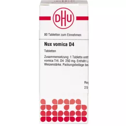 NUX VOMICA D 4 tabletten, 80 st