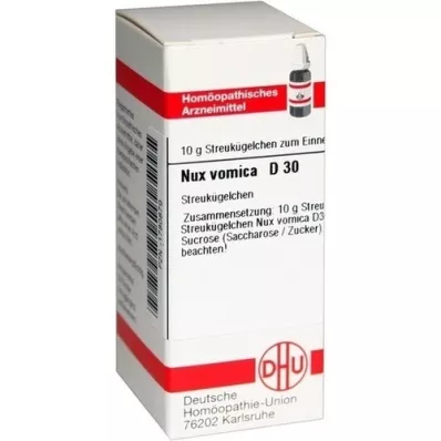 NUX VOMICA D 30 bolletjes, 10 g NUX VOMICA D 30 bolletjes, 10 g