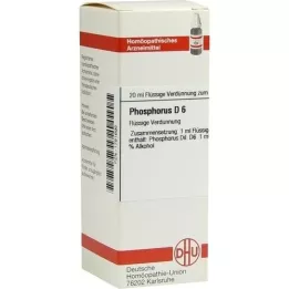 PHOSPHORUS D 6 Verdunning, 20 ml