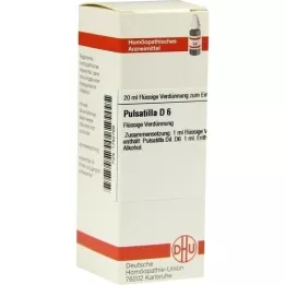 PULSATILLA D 6 Verdunning, 20 ml