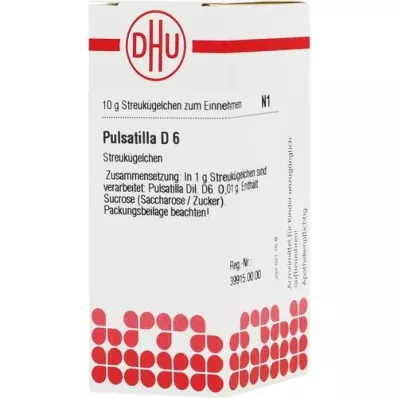 PULSATILLA D 6 bolletjes, 10 g PULSATILLA D 6 bolletjes, 10 g