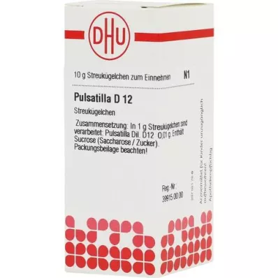 PULSATILLA D 12 bolletjes, 10 g PULSATILLA D 12 bolletjes, 10 g