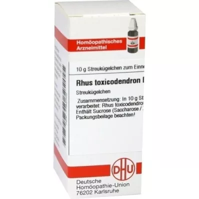 RHUS TOXICODENDRON D 3 bolletjes, 10 g RHUS TOXICODENDRON D 3 bolletjes, 10 g