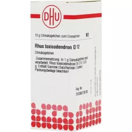 RHUS TOXICODENDRON D 12 bolletjes, 10 g