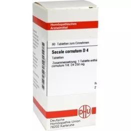 SECALE CORNUTUM D 4 tabletten, 80 st