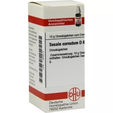SECALE CORNUTUM D 6 bolletjes, 10 g SECALE CORNUTUM D 6 bolletjes, 10 g