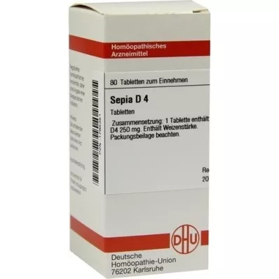 SEPIA D 4 tabletten, 80 st SEPIA D 4 tabletten, 80 st