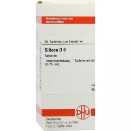 SILICEA D 6 tabletten, 80 st