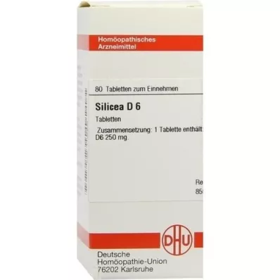 SILICEA D 6 tabletten, 80 st SILICEA D 6 tabletten, 80 st