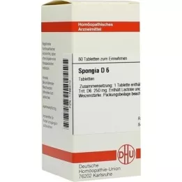 SPONGIA D 6 tabletten, 80 st