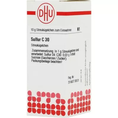 SULFUR C 30 bolletjes, 10 g SULFUR C 30 bolletjes, 10 g