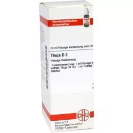 THUJA D 3-verdunning, 20 ml