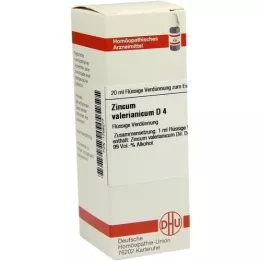 ZINCUM VALERIANICUM D 4 verdunning, 20 ml