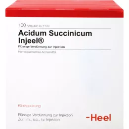 ACIDUM SUCCINICUM INJEEL Ampullen, 100 stuks