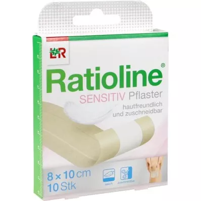 RATIOLINE gevoelig snelwondverband 8 cmx1 m, 1 stuk RATIOLINE gevoelig snelwondverband 8 cmx1 m, 1 stuk