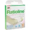 RATIOLINE gevoelig snelwondverband 8 cmx1 m, 1 stuk