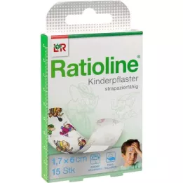 RATIOLINE kinderpleisterstrips, 15 stuks