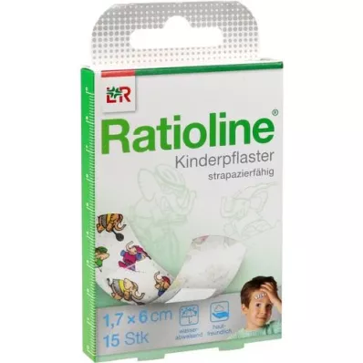 RATIOLINE kinderpleisterstrips, 15 stuks RATIOLINE kinderpleisterstrips, 15 stuks