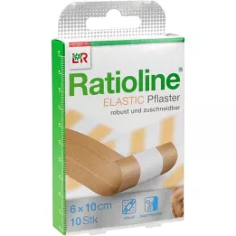 RATIOLINE elastisch snelwondverband 6 cmx1 m, 1 stuk