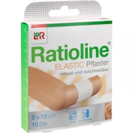 RATIOLINE elastisch snelwondverband 8 cmx1 m, 1 stuk