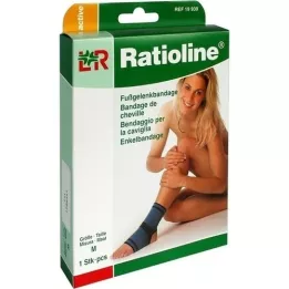 RATIOLINE actieve enkelbandage maat M, 1 stuk