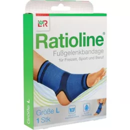 RATIOLINE actieve enkelbandage maat L, 1 stuk