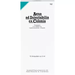 AQUA AD iniectabilia ex Colonia-ampullen, 10X5 ml