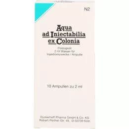 AQUA AD iniectabilia ex Colonia-ampullen, 10X2 ml