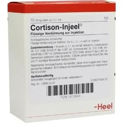 CORTISON Injeel-ampullen, 10 stuks