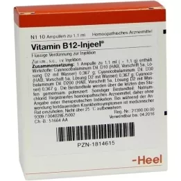 VITAMIN B12 INJEEL Ampullen, 10 stuks