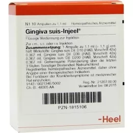 GINGIVA SUIS Injeel-ampullen, 10 stuks