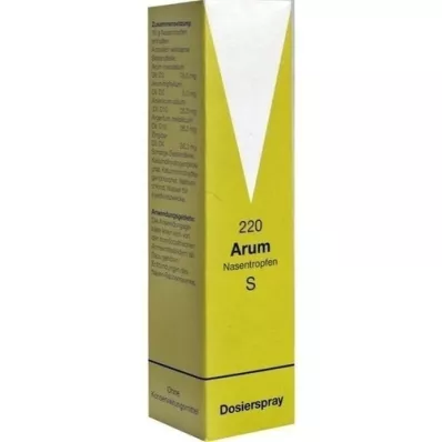 ARUM NASENTROPFEN S 220, 10 gr ARUM NASENTROPFEN S 220, 10 gr