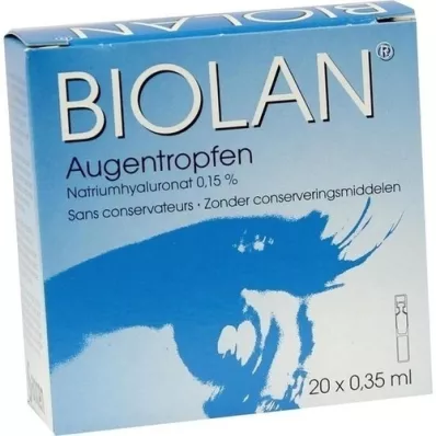 BIOLAN Oogdruppels pipetten voor eenmalig gebruik, 20X0,35 ml