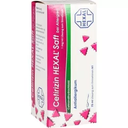 CETIRIZIN HEXAL Sap voor allergieën, 75 ml