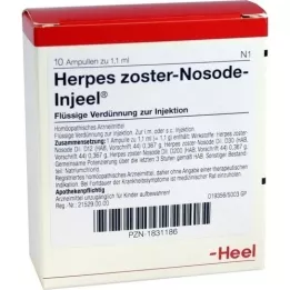 HERPES ZOSTER Nosode Injeel ampullen, 10 stuks