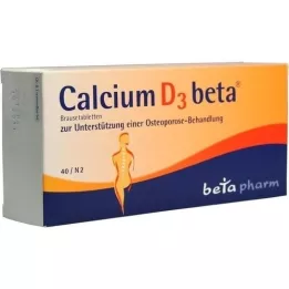 CALCIUM D3 bèta bruistabletten, 40 stuks