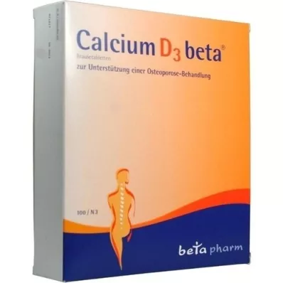 CALCIUM D3 beta bruistabletten, 100 st