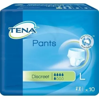 TENA PANTS Discrete wegwerpbroeken L 95-125 cm, 10 st TENA PANTS Discrete wegwerpbroeken L 95-125 cm, 10 st