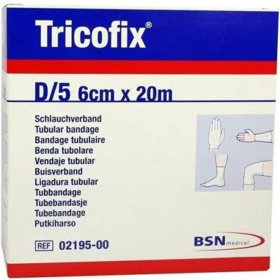 TRICOFIX Buisverband maat D 6 cmx20 m, 1 stuk