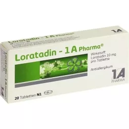 LORATADIN-1A Pharma-tabletten, 20 stuks