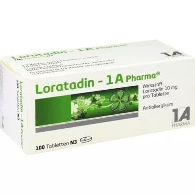 LORATADIN-1A Pharma tabletten, 100 st LORATADIN-1A Pharma tabletten, 100 st