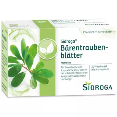 SIDROGA Filterzakje voor berendruifbladthee, 20X2,0 g SIDROGA Filterzakje voor berendruifbladthee, 20X2,0 g