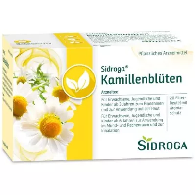 SIDROGA Kamille theefilterzakjes, 20X1,5 g