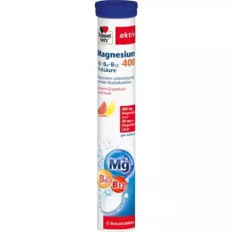 DOPPELHERZ Magnesium 400+B1+B6+B12+Foliumzuur BTA, 15 stuks